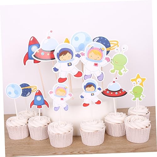 Amosfun 16 Pçs Crianças Decoração Espaço Tema Fontes De Festa Espaço Tema Decorações De Festa Pequen