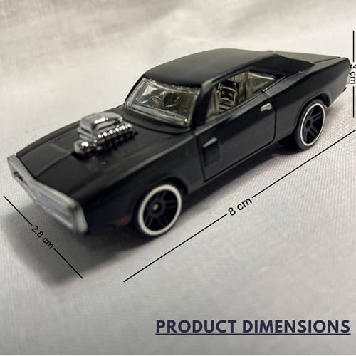 Image of 1:64 Scale - Premium Die-Cast Metal Collectible Model with Chrome Engine, Realistic Detailing, Glossy Finish & Smooth Wheels | Classic Mini Car Toy for Kids, Boys & Car Enthusiasts(Red) (Pack of 1)