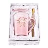 YHRJWN Best Mom Ever Coffee Mug Mom Mother Gifts Novelty Easter Gifts for Mom from Daughter Son Women Gifts for Mom Mother Birthday Gifts for Mom Gold Printing 14Oz with Exquisite Box Packing Spoon