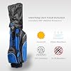 Golf Bag | Lightweight Golf Cart Bag A181 | 14-Way Full-Length Dividers | Golf Bags for Men & Women | Ultra Durable & Water-Resistant | Ample Storage | Built-in Cooler Pocket | Padded Shoulder Strap