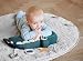 Done by Deer Tummy Time Kissen - Baby Bauchlage Kissen und Sensorik Spielzeug ab 3 Monate - mit Spiegel, Knistergeräuschen und Taktilen Texturen sowie Beißring für Zahnungshilfe