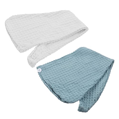VICASKY 2pcs Quick Dry Hair Caps Drying Towels for Women Fast Drying Hair Hats Absorbent