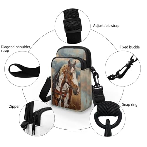 Xpyiqun Crossbody Phone Purse for Women Small Wallet Bags Cross Body Pouches Shoulder Handbag4