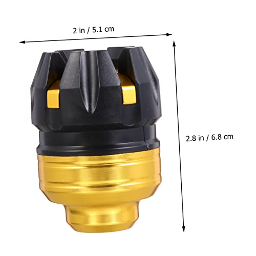Protector de caída para motocicleta Mikinona con 4 copas de aluminio dorado 6