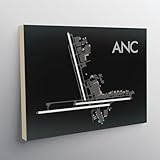 MG Global Hanging Canvas Print of Ted Stevens Anchorage International Airport 1 | 8x12 12x18 16x24 20x30 24x36 Minimalist Wall Art for Gift | Minimalism Home Office Decor