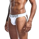 SKYSPER Men's Jockstrap Underwear, Athletic Supporters Jock Straps Male Underwear for Men