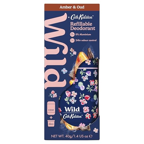 Wild Cath Kidston Case with Amber & Oud Deodorant Starter Pack 40g