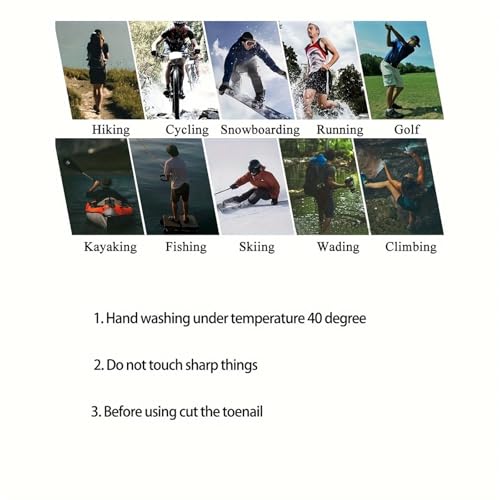 Chaussettes imperméables de ski d'hiver et camping en plein air