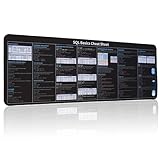SQL Mousepad, SQL Cheat Sheet Mouse Pad, Large...