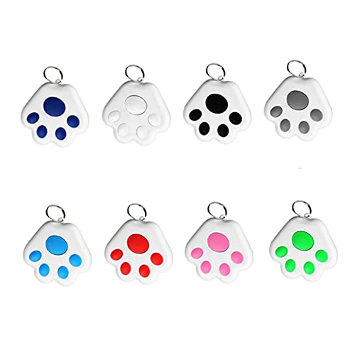 Rastreador GPS para Perros y Gatos, Mini Accesorios de localizador Bluetooth Impermeables y antipérdida, buscador inalámbrico Inteligente para Maletas y billeteras para Alarma antirrobo (Rosa)