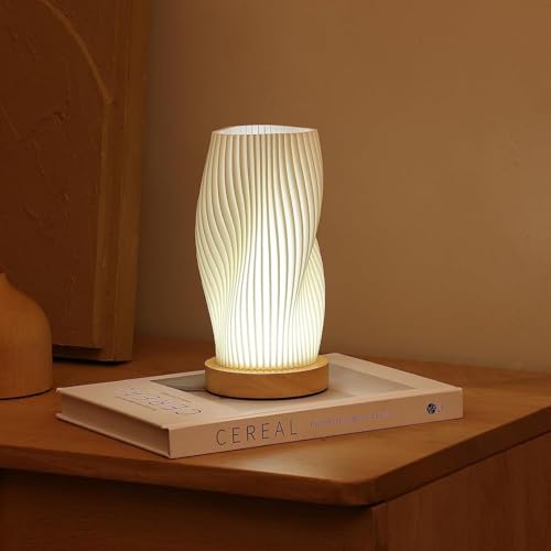 KUAEAY Table Lamp and Desk LampDimmable Bedside Table Lamp 3 Brightness Levels LED Spotlight Included Modern Minimalist Desk Light Bedroom Living Room Study Office Reading Lamp