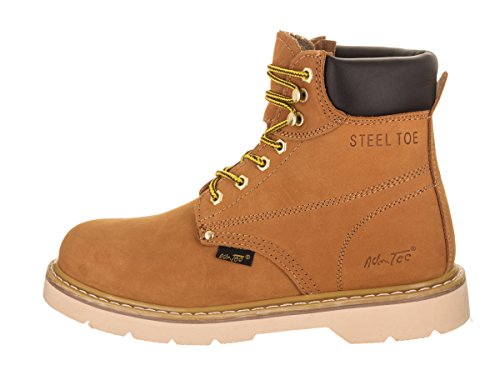 Men's Steel Toe Work Boot Tan - 19822