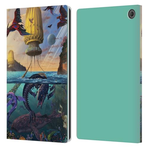 Étui portefeuille en cuir Amazon Fire Max 11 Vincent HIE Monde Extraterrestre