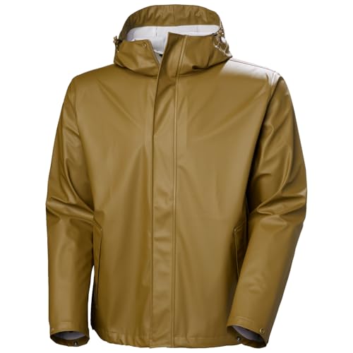 Image of Helly-Hansen mens Moss Hooded Waterproof Windproof Raincoat Jacket