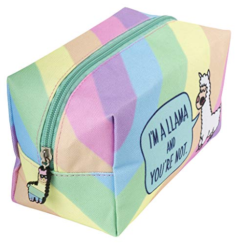 Fringoo® Kids Pencil Case for Girls Boys Large Square School Stationery Pouch Funny (You are not Llama)