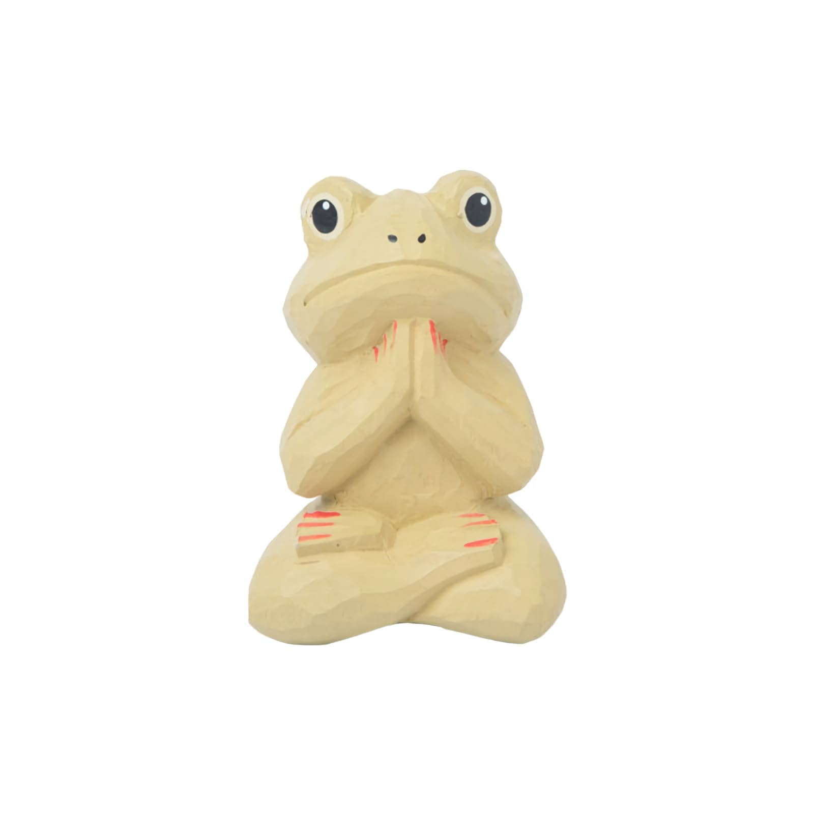 置物カエル座っている彫刻 Amazon.co.jp: TALKLEK 仏教 木彫り カエル 置物 像 木細工 収集品