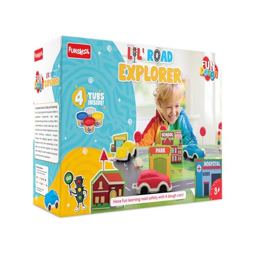 See full amazon price history chart for Fundough Funskool Playset Lil Road Explorer, Cars Playset, Make Cars from Dough, Learn Traffic Safety and Traffic Rules, Flash Cards, Multicolour, Toy, Shaping, Sculpting, 3 Years and Above Fundough Funskool Playset Lil Road Explorer, Cars Playset, Make Cars from Dough, Learn Traffic Safety and Traffic Rules, Flash Cards, Multicolour, Toy, Shaping, Sculpting, 3 Years and Above (B0CZTK1X7Y) Amazon Price History, Amazon Price Tracker