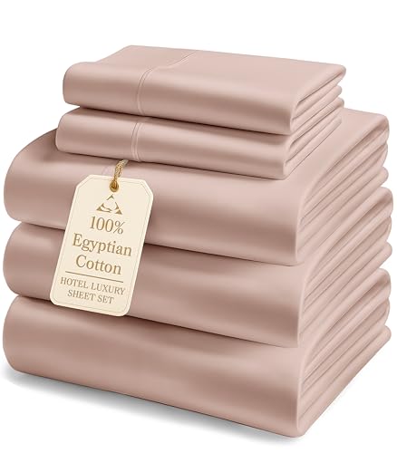 Lane Linen 100% Egyptian Cotton Split King Bedding Set