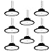 8 Pezzo Bapro 100W LED UFO Faretto,6500K bianco freddo, 10000LM luce da officina a ad alta luminosità,grado di impermeabilità IP65 utilizzata in Industriale Interni illuminazione