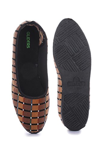 Image of Liberty A-HA SPL.Belly Women Casual Velvet Ballerina Flats - Soft Belly for Women & Stylish Juti - Padded Foam Walking Shoes for Ladies - Office Footwear & Comfortable Winter Bellies - Lightweight