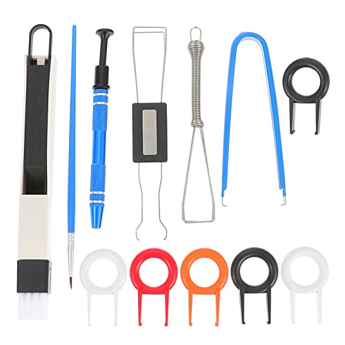 Housoutil Professional Keyboard Cleaning Kit Keycap Tool Brush Puller and Lubricant Pen Set