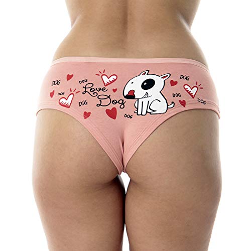 Kit com 5 Calcinhas Sula Algodão Penteado