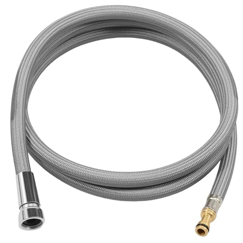 Pull Down Kitchen Faucet Hose Kit, Compatible with Moen 150259/187108, 360 Degree Rotation Faucet Hose Replacement with Heavy Duty Braided and PE Safe Inner Tube for Kitchen Bathroom