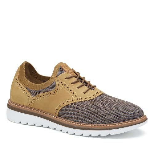 Image of Johnston & Murphy Men's Braydon Knit Saddle Shoe
