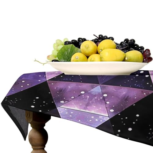 Nappe rectangulaire facile à nettoyer et antitache pour table noire