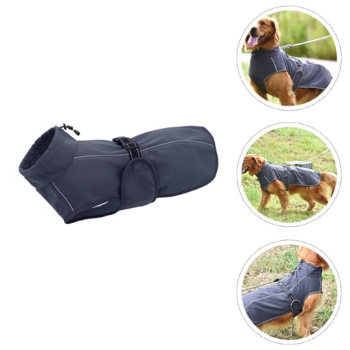 Veste pour chien coupe-vent et chaude en polyester résistant - 8