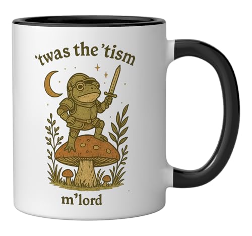 Taza de cerámica con diseño Frog Knight miniatura 2