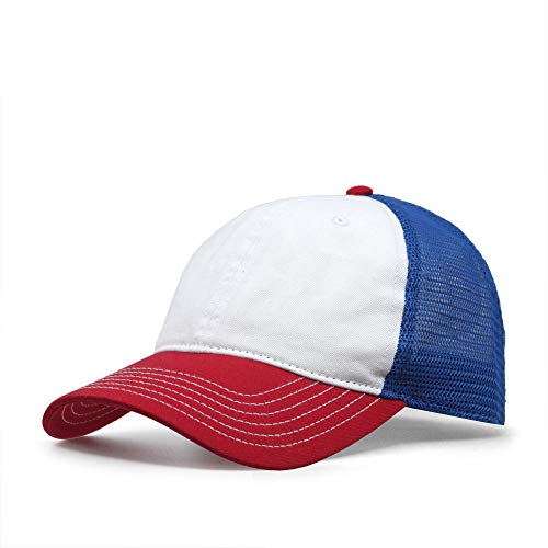 Image of The Vintage Year Washed Cotton Unstructured Soft Mesh Adjustable Trucker Baseball Cap