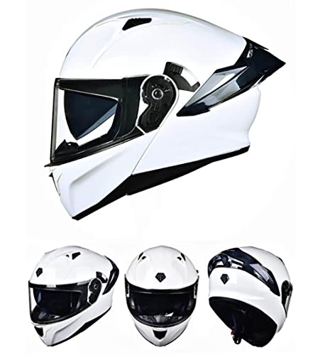 Casque bluetooth modulable moto intégral racing XXXL avec double visière - 4