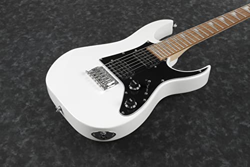 Ibanez GRGM21-WH GIO Mikro Guitare électrique 3/4 - Les Beatles, Paul McCartney, John Lennon, RIngo Starr, George Harrison Ibanez GRGM21-WH GIO Mikro Guitare électrique 3/4 – Image 5