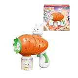Genérico Juguetes Educativos 2 Años Bunny Machine - Juguete de Pascua para niños Totalmente automático, de Mano, 30 ml (Orange, 20x18cm)