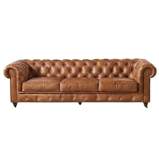 Image of Solid Wood Velvet Fabric L Shape Sofa Sofa for Living Room Button Tufted Sofa Chair for Home & Office (Left Aligned L-Shaped (Brown latharate)