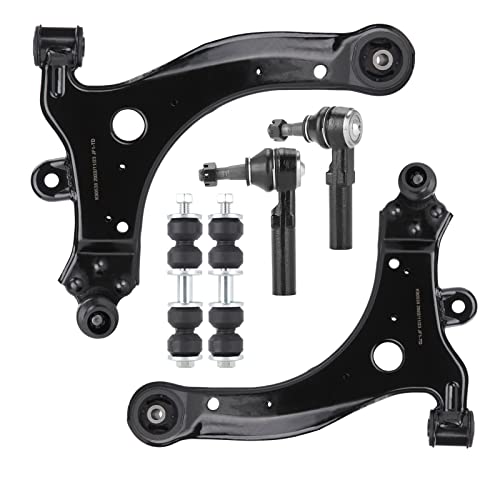 6pc Front Lower Control Arm with ball Joint Passenger & Driver Left Right Side Suspension Kit for Buick Allure Lacrosse for Chevrolet Impala Limited Monte Carlo for Pontiac Grand Prix 2005-2009
