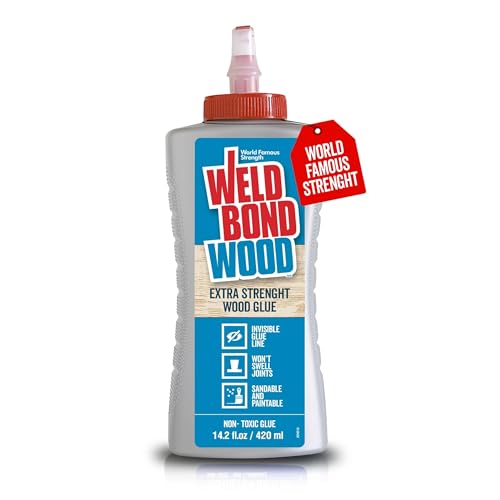 Weldbond Extra Strength Wood Glue for Woodworking, Furniture Repair &