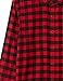 Amazon Essentials Men's Slim-Fit Long-Sleeve Plaid Flannel Shirt (Limited Edition Colors), Red Buffalo Plaid, Large
