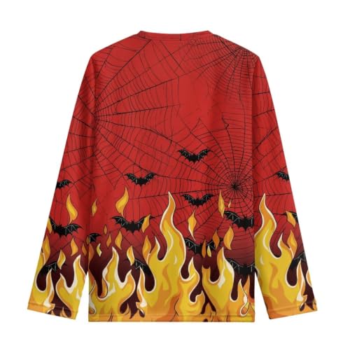 Image of Girls Long Sleeve Shirts Casual Crewneck Soft T-shirts for Girls 3-16 Years Old