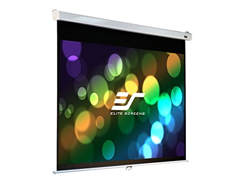 Elite Screens Manual SRM Pro, 100-INCH 4:3, Manual Slow Retract Projector Screen, 8K / 4K Ultra HD 3D Ready, 2-YEAR WARRANTY, M100VSR-PRO