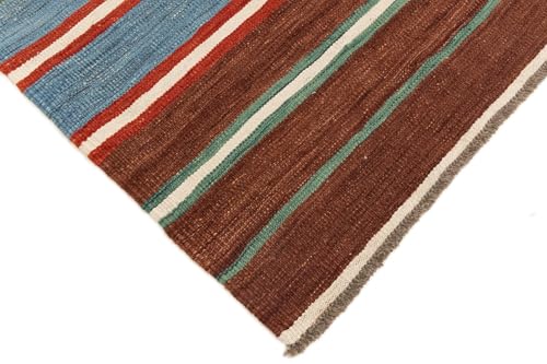 Tapis Kilim afghan tissé main, l'histoire d'un tapis d'Orient moderne en laine
