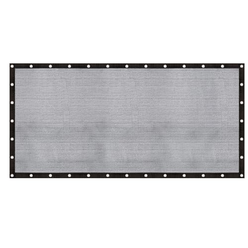 Cool Area 60-70% Sun Shade Cloth 10x12FT Mesh Tarp with Grommets Patio Screen Mesh for Canopy Garden Porch Greenhouse Pools Dump Truck Dog Kennel Black