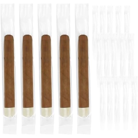 OGABEL Clear Cigar Bags Cellophane 20pcs,Cigar Bags Cellophane Humidor Bags 1 x 10 Inches, Reusable Travel Cigar Storage Bags,Portable Cigar Storage Bags for Storing Packing Cigars Cover