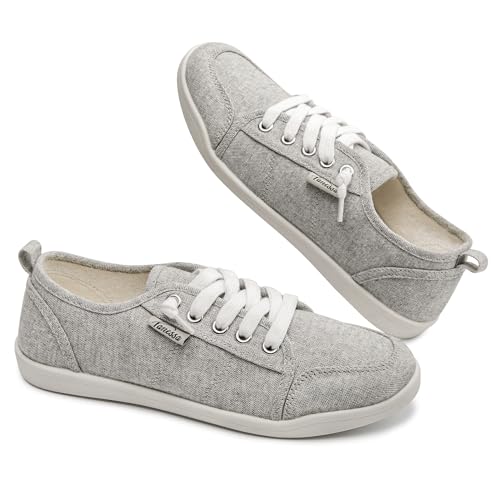 Womens Slip On Canvas Tennis Shoes