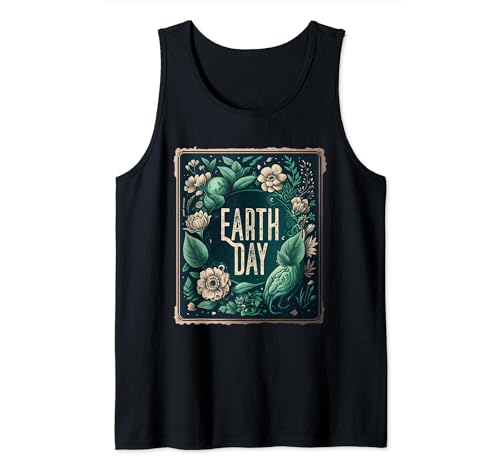 Día de la Tierra Papel Pintado Gráfico Fresco Para Adol Camiseta sin Mangas