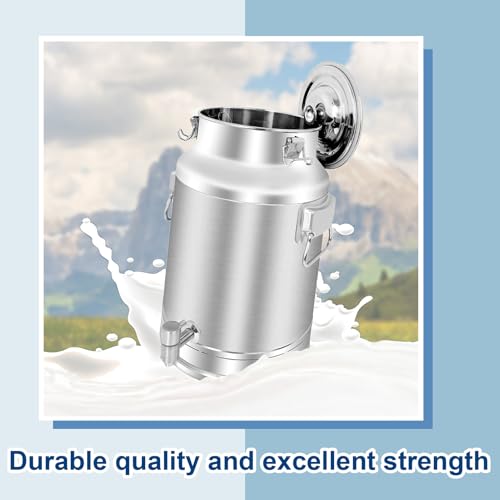 Baril d'eau et récipient métallique de 14L avec couvercle scellé haute performance - 6