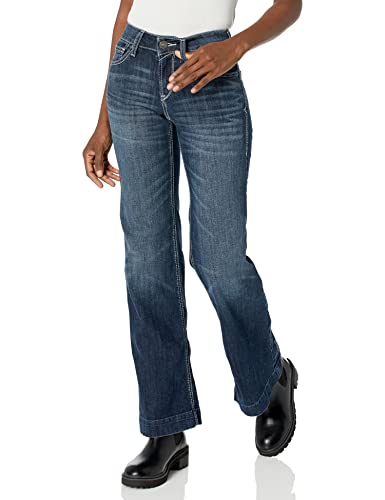 Jean Aisha Wide Ariat pour femme en coupe évasée coloris Missouri taille 24 Plus Long