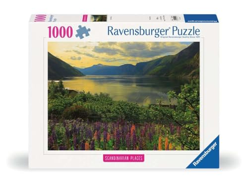 Ravensburger 12000115 - Fiordo en Noruega - Puzzle 1000 Piezas – Puzzle Adultos y niños a patir de 14 años, Puzzle Noruega
