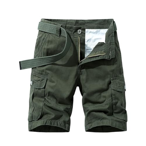 Men's Summer Casual Shorts Lightweight Breathable Comfortable Regular Fit Outdoor Cargo Pants with Pockets for2